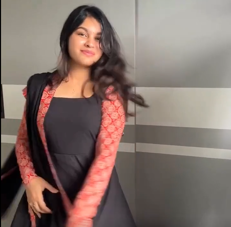 Georgette Anarkali Gown Set with Pants & Dupatta