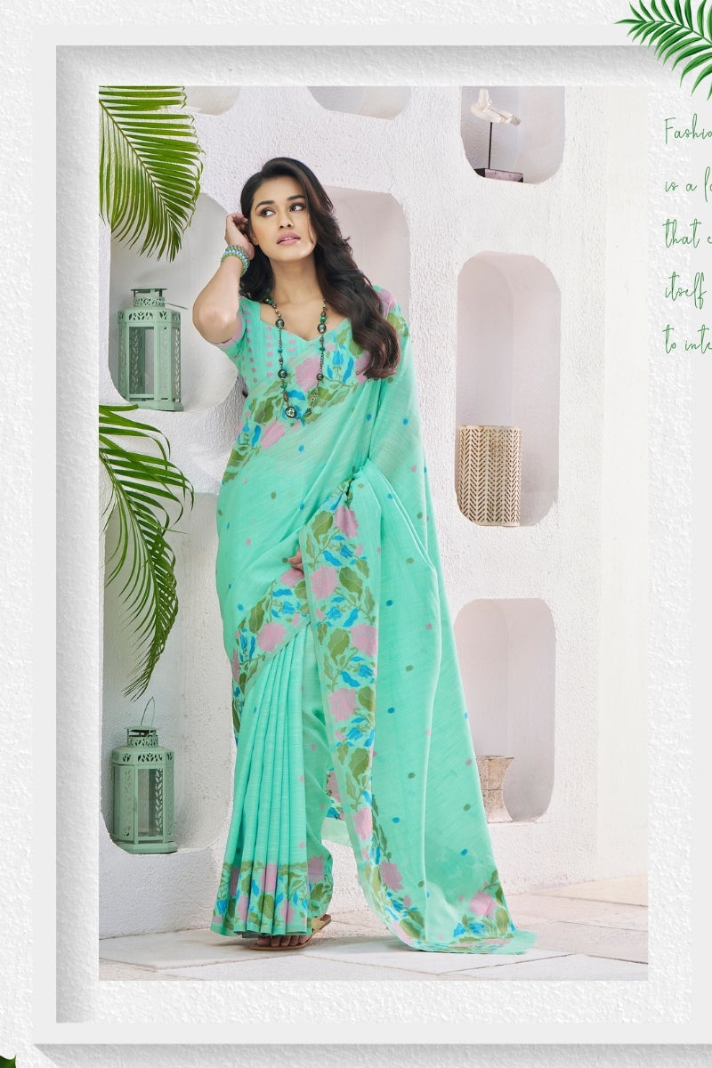 Lightweight Designer Saree for Everyday & Festive Elegance  Product Description: