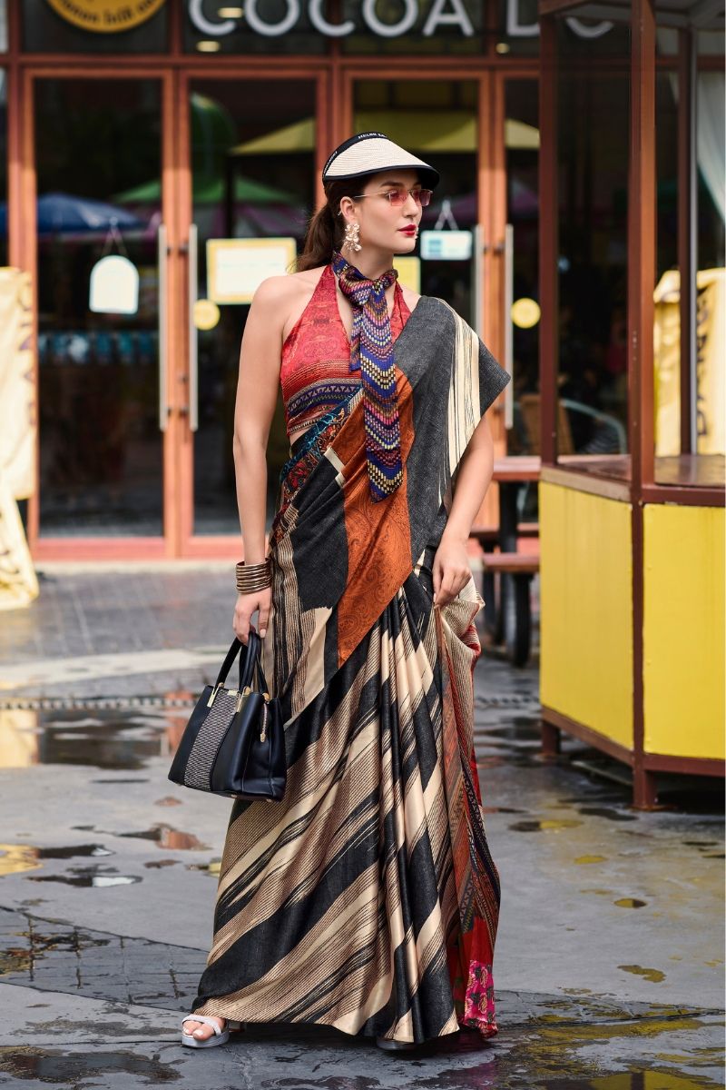 Elegant Designer Saree for Party & Festive Wear