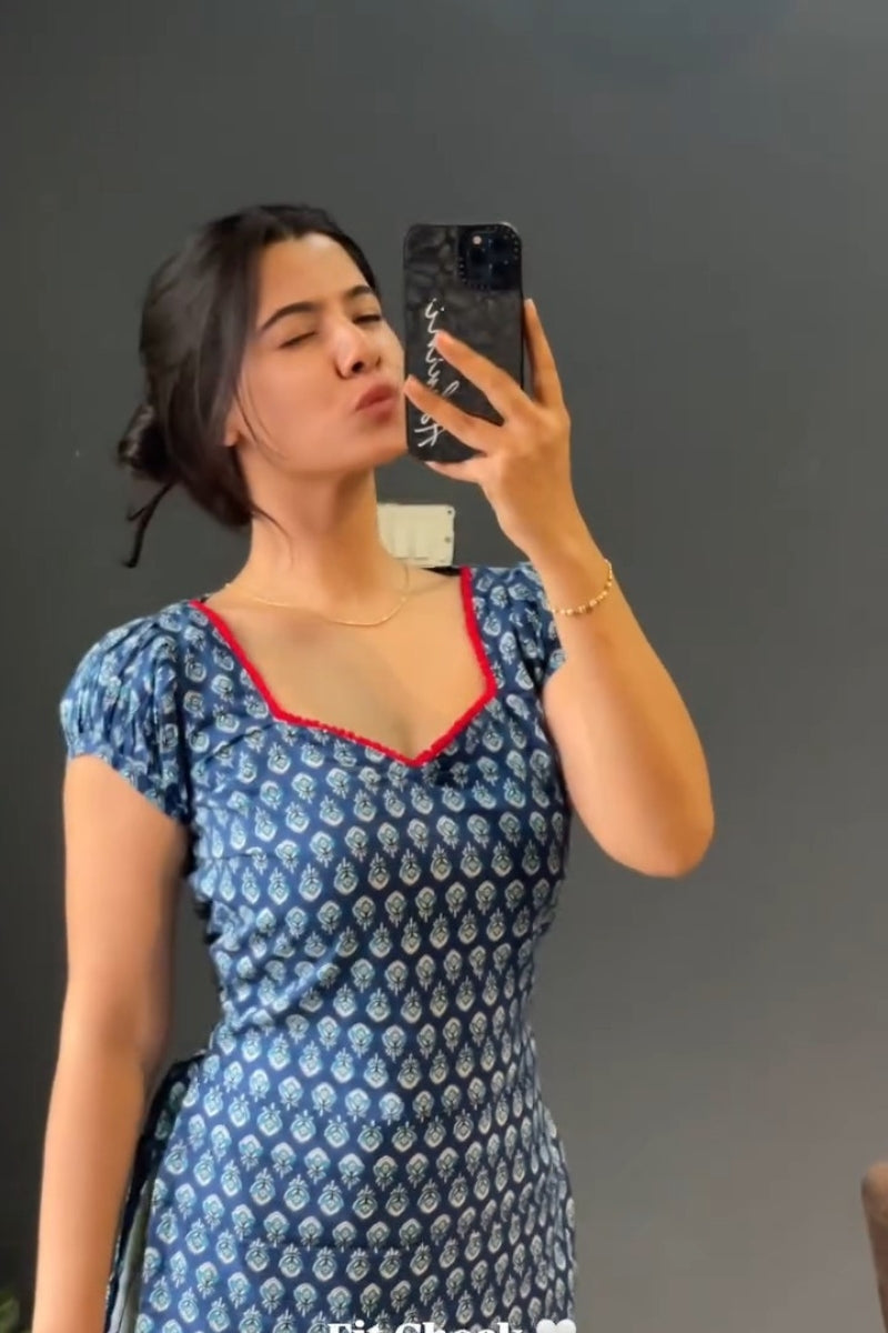 Stylish Printed Short Kurti in Soft Poly Rayon Everyday Comfort