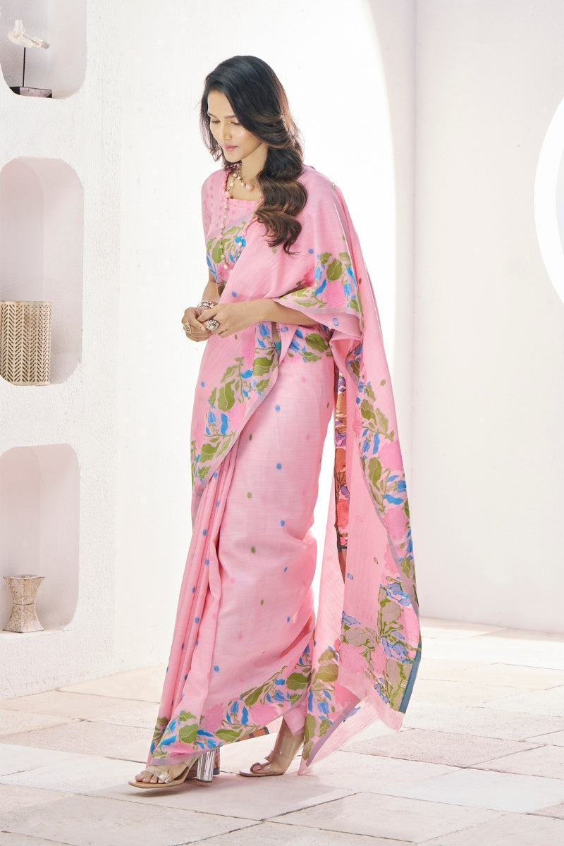 Lightweight Designer Saree for Everyday & Festive Elegance  Product Description: