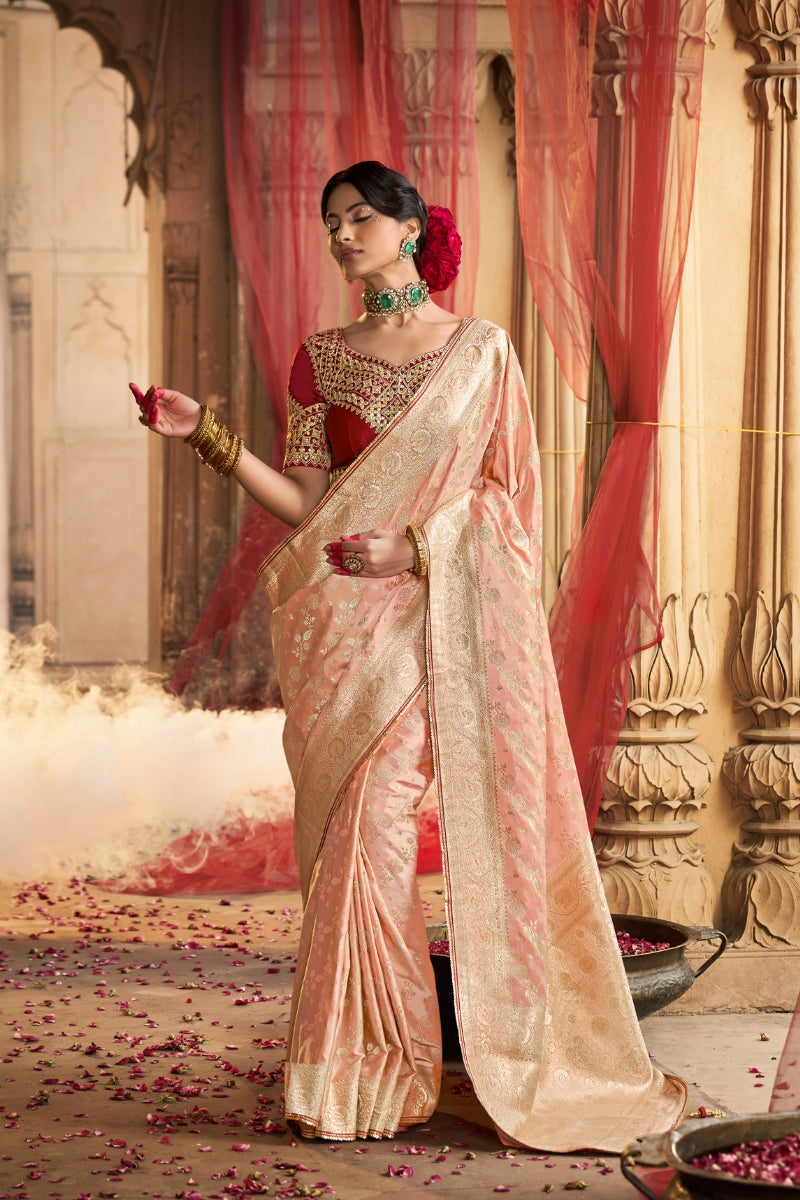 Blissed Fancy Pure Satin Silk Saree for Elegant Occasions
