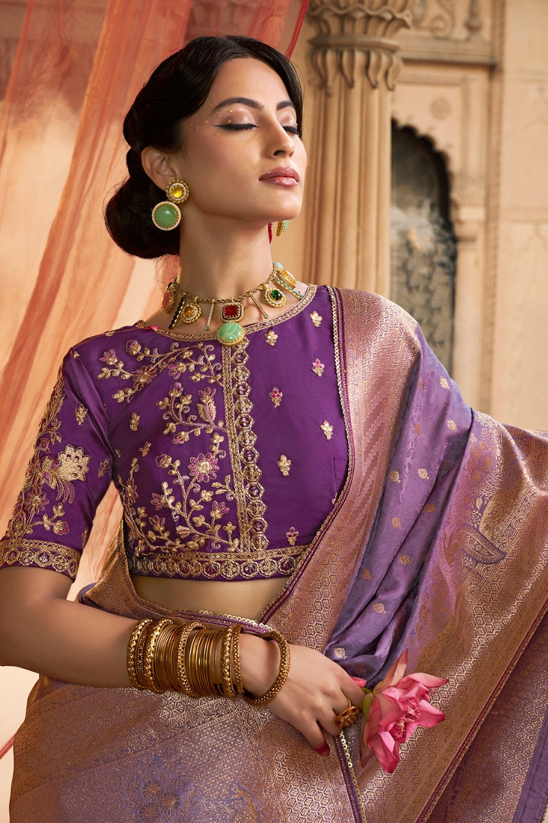 Blissed Fancy Pure Satin Silk Saree for Elegant Occasions