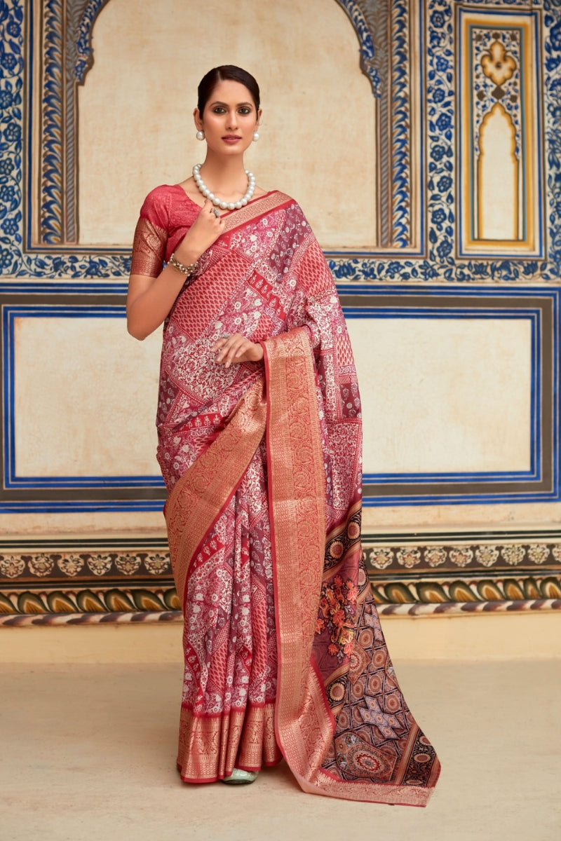 Dola Handloom Silk Saree Rich Texture & Elegant Look