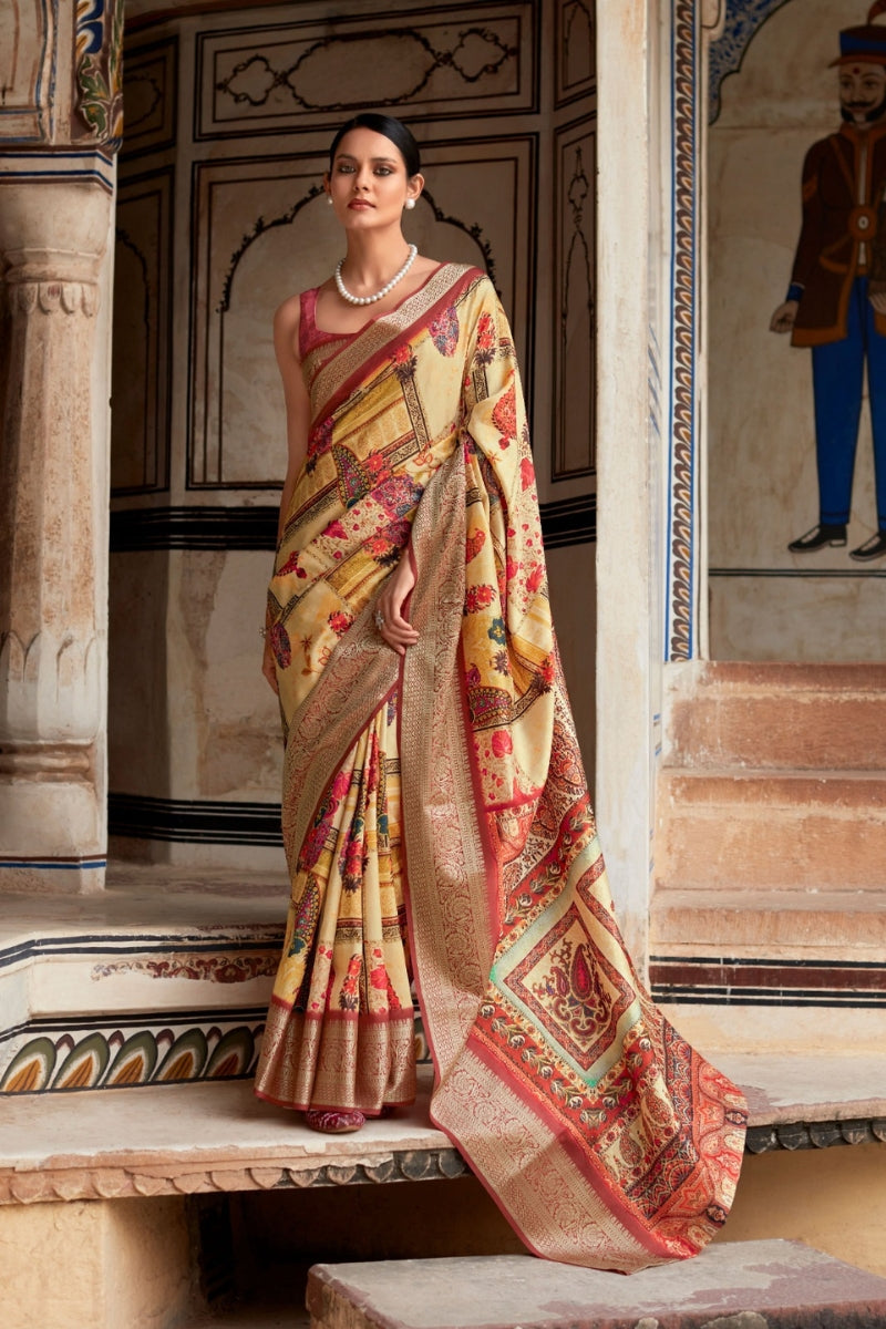 Dola Handloom Silk Saree Rich Texture & Elegant Look