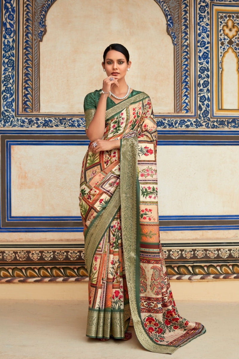 Dola Handloom Silk Saree Rich Texture & Elegant Look