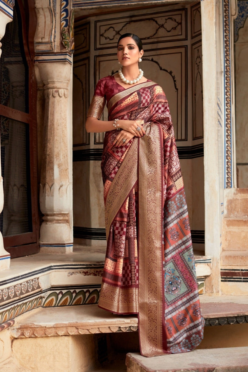 Dola Handloom Silk Saree Rich Texture & Elegant Look