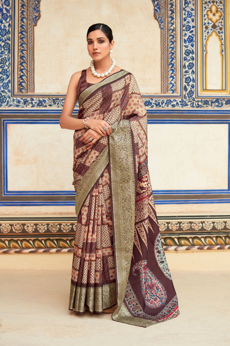 Dola Handloom Silk Saree Rich Texture & Elegant Look