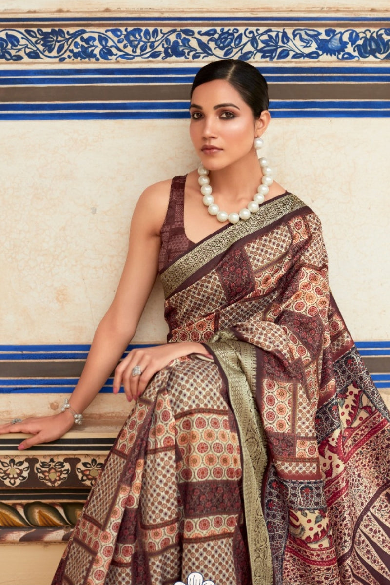 Dola Handloom Silk Saree Rich Texture & Elegant Look