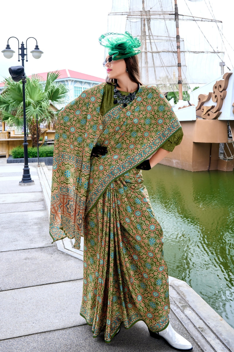 Elegant Traditional Handcrafted Saree for Women