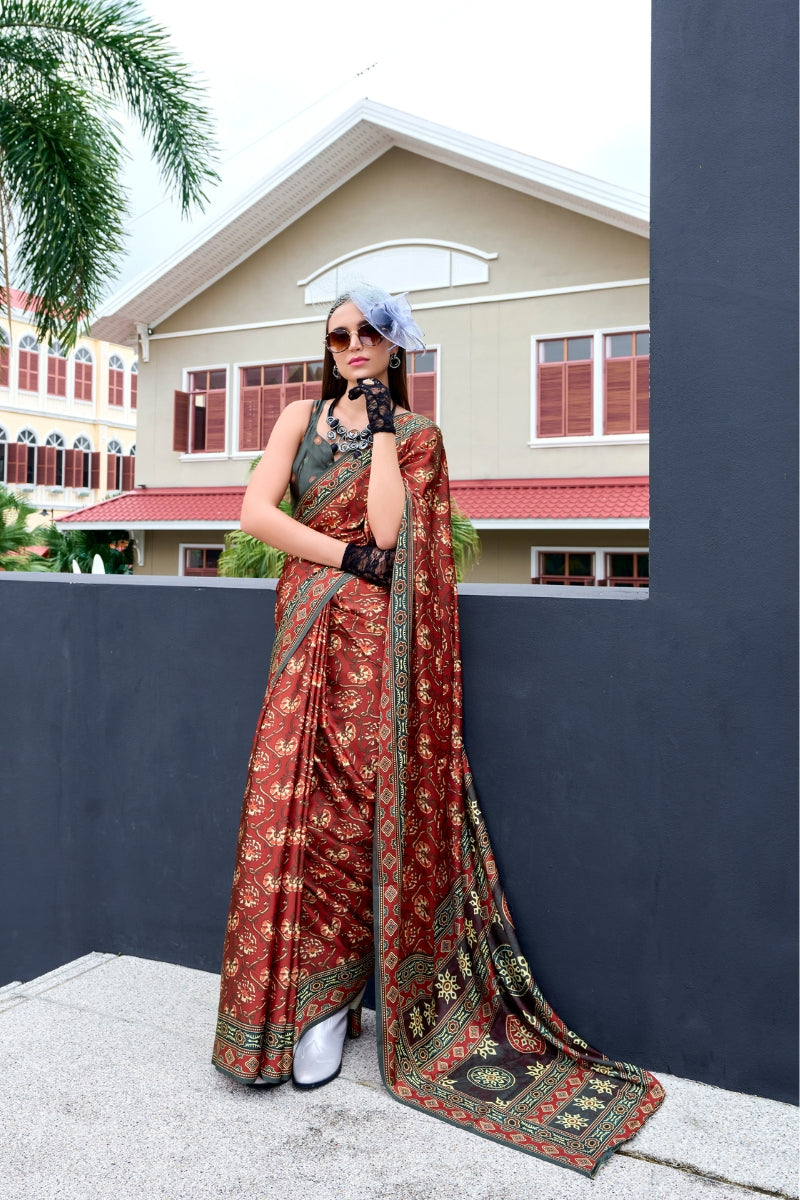 Elegant Traditional Handcrafted Saree for Women