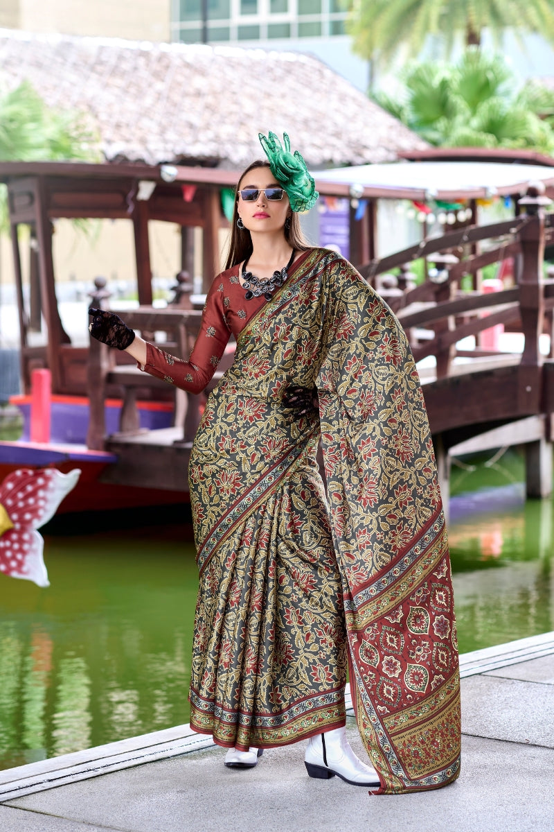 Elegant Traditional Handcrafted Saree for Women
