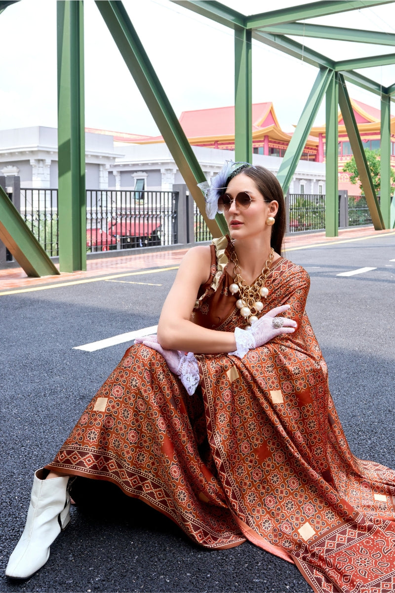 Elegant Traditional Handcrafted Saree for Women
