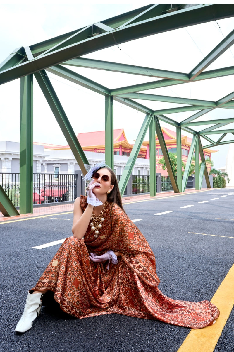Elegant Traditional Handcrafted Saree for Women