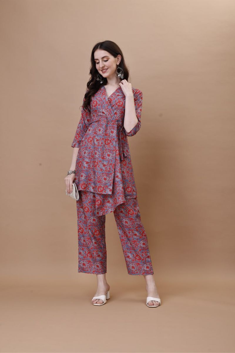 Elegant Summer Wear in American Crepe Fabric