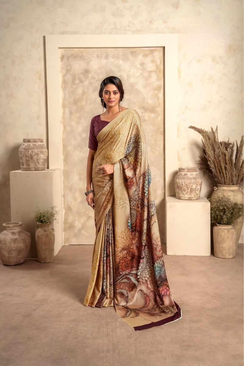 Luxurious Silken Drape with Elegant Modern Design
